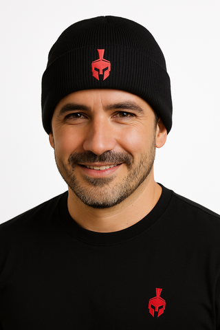 PT Beanie - Strickmütze mit Icon Stickung