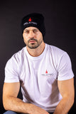 Beanie - Strickmütze mit Logo Stickung